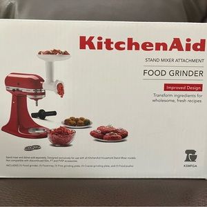 KitchenAid  Stand Mixer Food Grinder Attachment